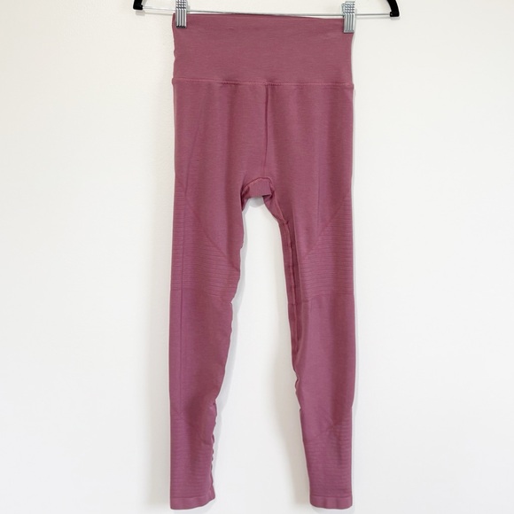 Alphalete Pants - ALPHALETE Leggings High Rise Full Length Mauve Medium